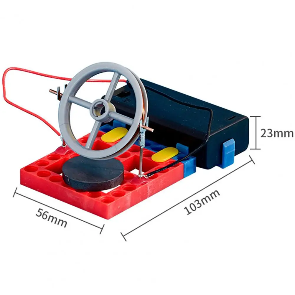 DIY Electric Motor Model Creative Educational Plastic Self-assembling Science Toy Kit for Children School Supplies |