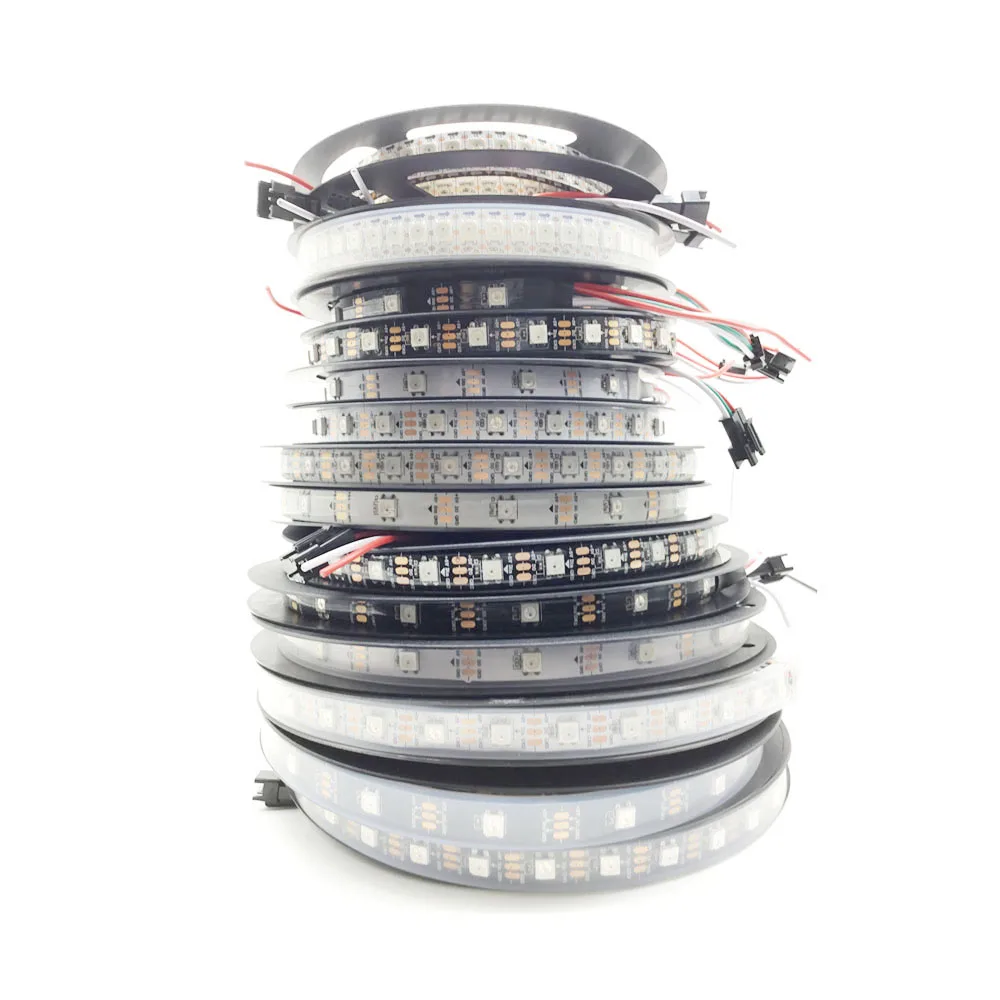 WS2812 RGB светодиодный светильник полосы индивидуально адресуемых СВЕТОДИОДНЫЙ