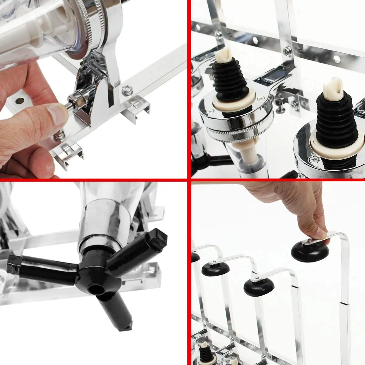 

Wall Bracket 6-Station Liquor Dispenser Bar Butler Wine Dispenser Alcohol Bottle Dispenser Drinking Pourer Bar Tools Accessories