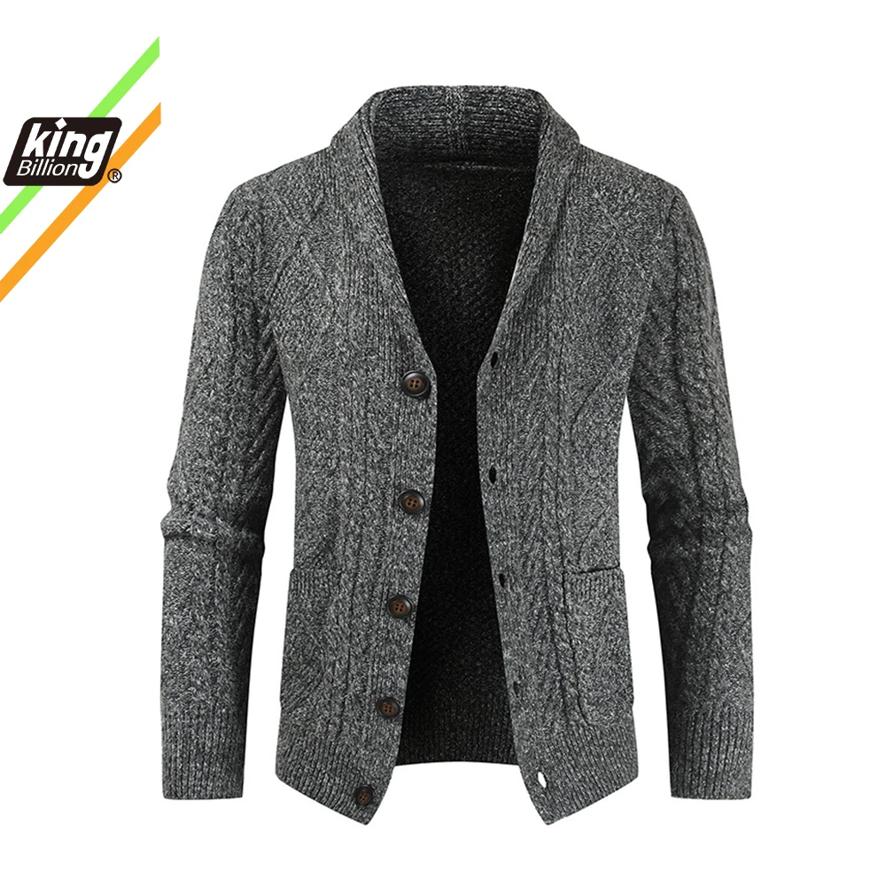 Осень зима новый мужской кардиган однобортная модель Модная трикотажная одежда