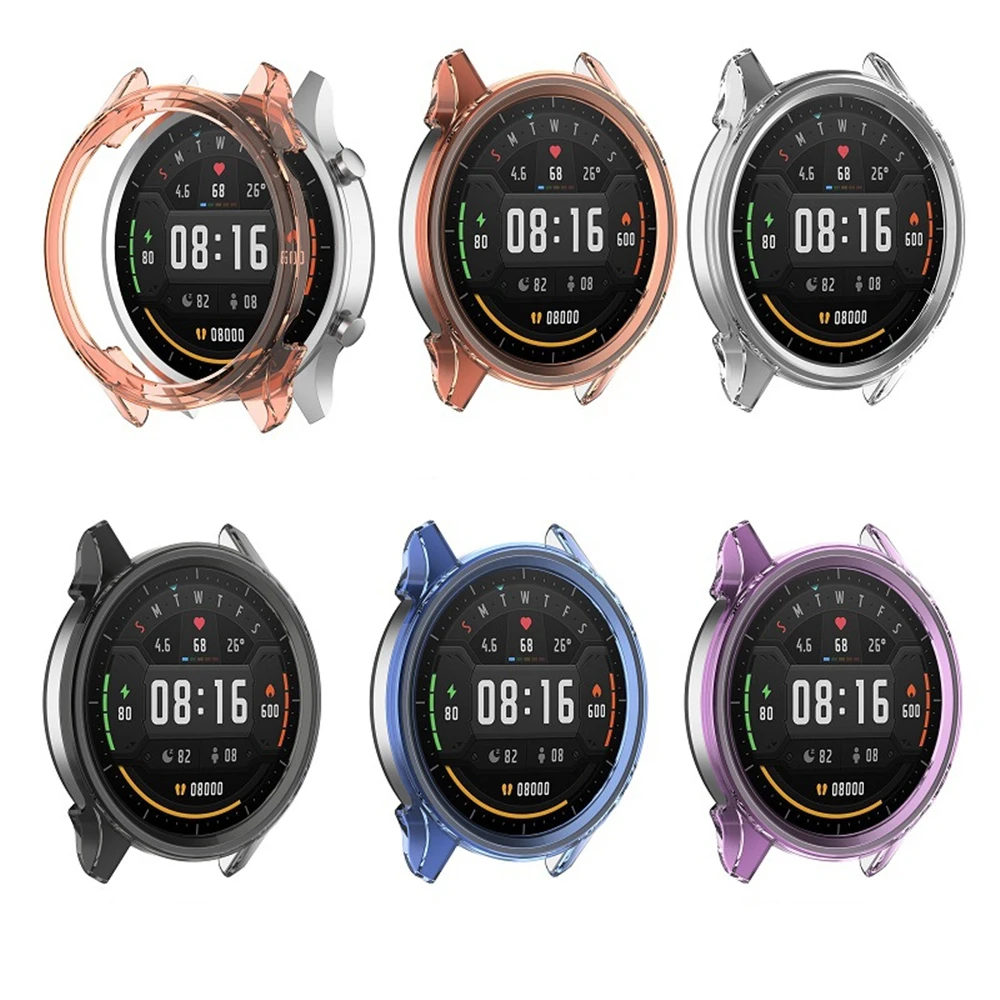 

Soft TPU Case Cover Shell Protector For Xiaomi Mi Watch Color Smartwatch Bumper Protective Watch Cover For Xiaomi Mi Watch Color