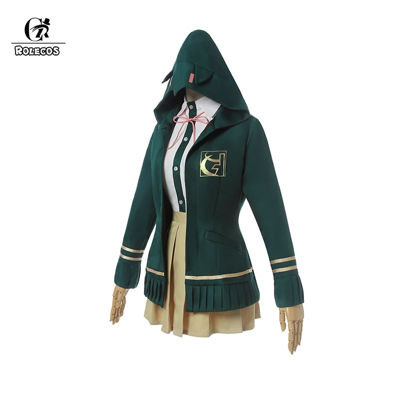 ROLECOS Super Danganronpa 2 Chiaki Nanami Косплей костюмы толстовка школьная форма JK униформа