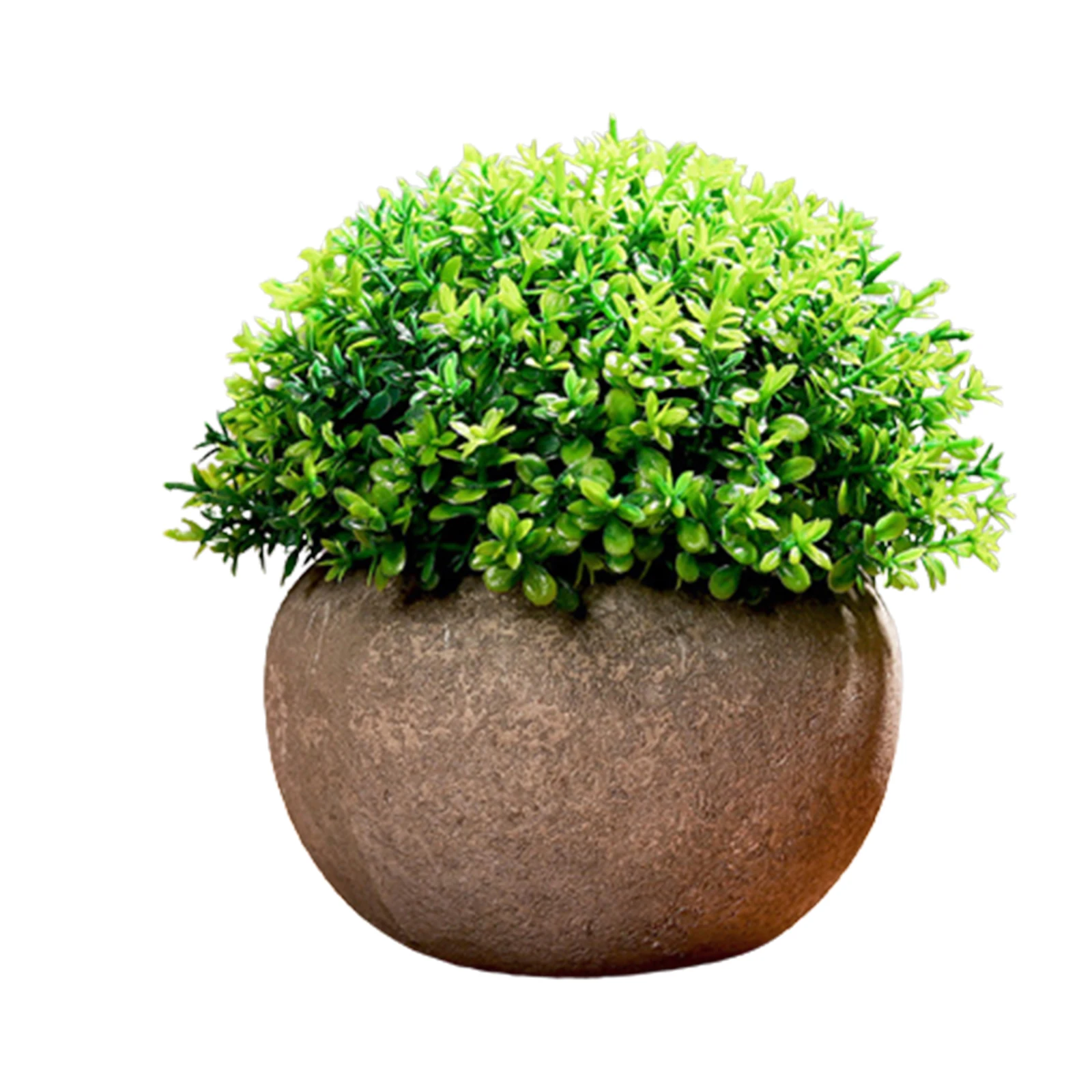 

Mini Simulation Pant Potted Fresh Grass Ball for Bathroom Home Office Room House Decorations DSS899