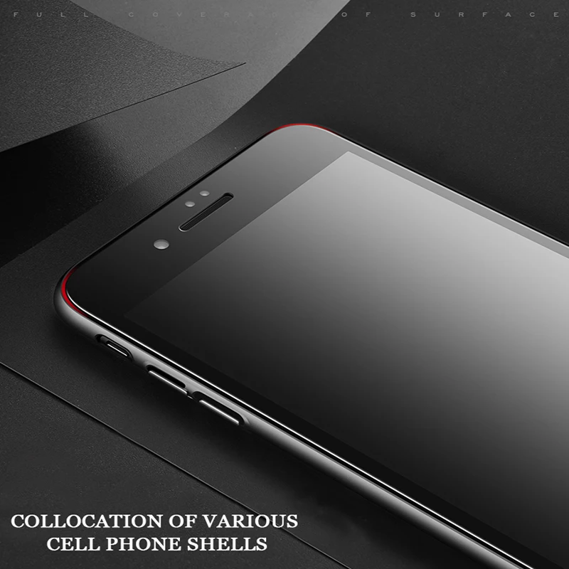 

Full 6D Edge Tempered Glass For iPhone X XS 7 8 6 6s Plus Screen Protector on iPhone 8 6 10 11 12 Pro XS MAX XR Glass Protective