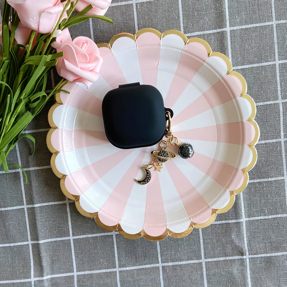 

Luxury Diamond Moon Star Silicon Cover for Samsung Galaxy Buds Live / Buds Pro / Buds 2 / Buds2 Pro Case Earphone Protect Case