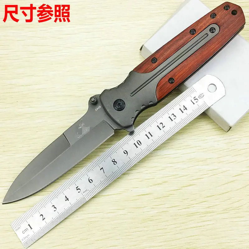 Мафия ножи серый titanium складной нож с алюминиевой ручкой деревянной