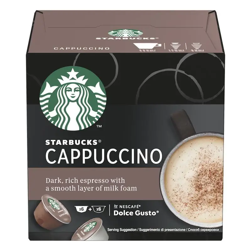 Кофе Nescafe Dolce Gusto STARBUCKS Cappuccino в капсулах 12 шт. |
