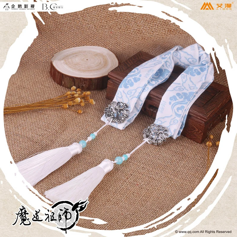 Повязка для волос Grandmaster of Demonic Culture Lan Wangji повязка в старинном стиле Hanfu длинная на