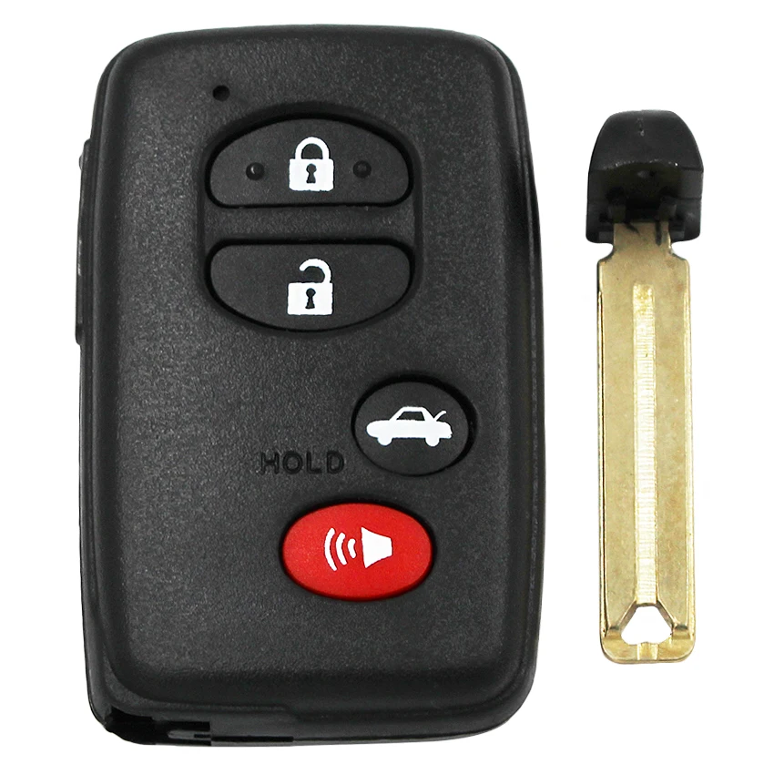 3 + 1 кнопка умный дистанционный ключ чехол Брелок 4 кнопки для Toyota Avalon Camry Highlander RAV4