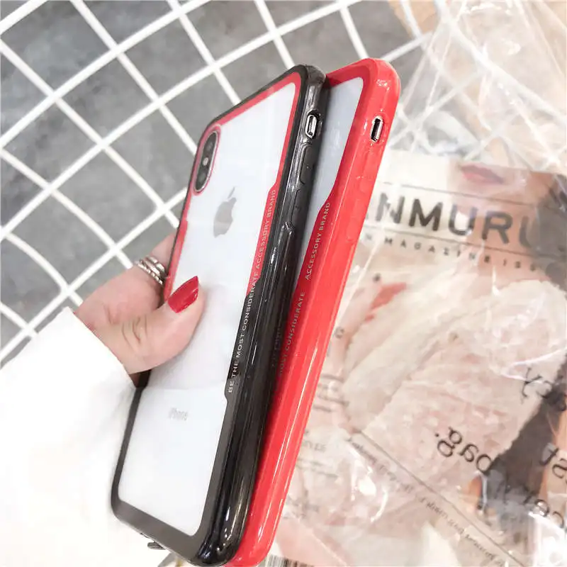 PIXIU Fashion Silicone Phone Case For iPhone X XS XR Max 8 7 6 6S Plus Transparent TPU Protective Back Cover |