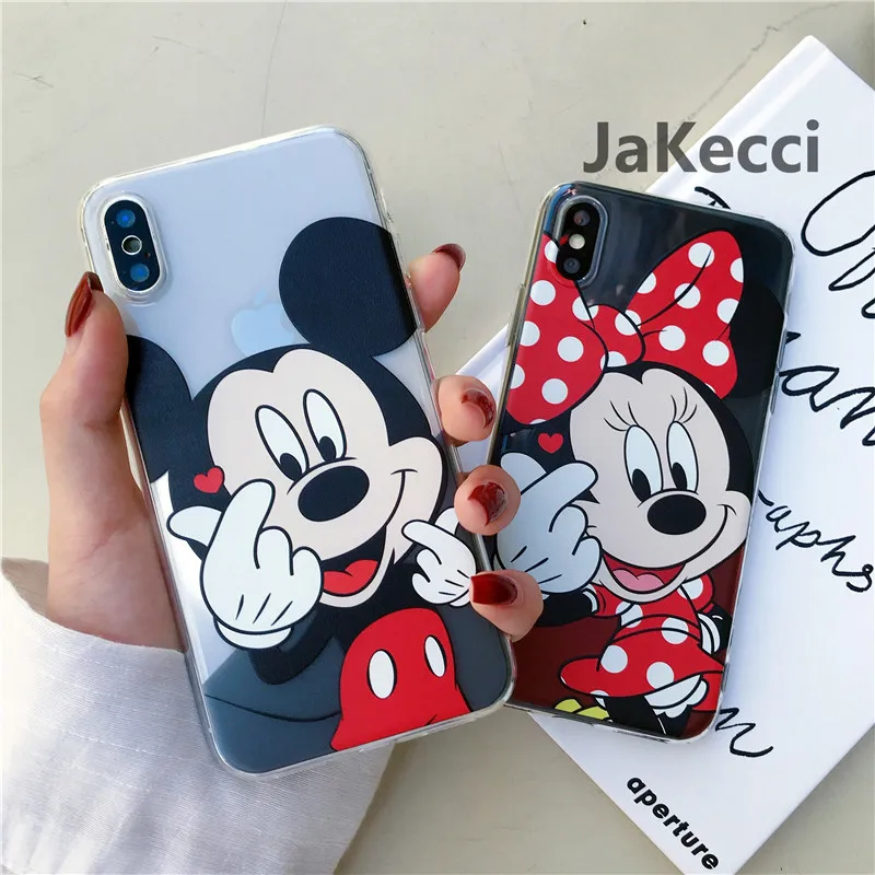 Милый мультяшный чехол для телефона для iPhone 11 Pro Max 6 6s 7 8 plus X Xr Xs Max 5S se силиконовый мягкий ТПУ чехол s для iPhone 7 забавные чехлы