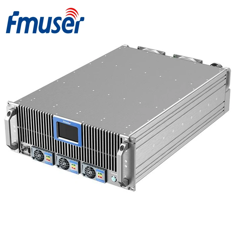 FMUSER FSN 5000T 5 кВт 5000 Вт fm радио передатчик + 4Bay дипольная FM антенна 80 м набор кабелей