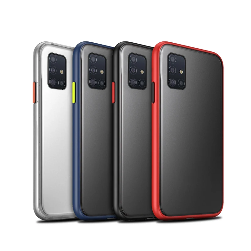 Frame Matte Case For samsung Galaxy a51 a71 a10 a30 a40 a50 a70 a30s a50s s20 Ultra s10 s8 s9 note 10 plus silicone Bumper Cover | Мобильные