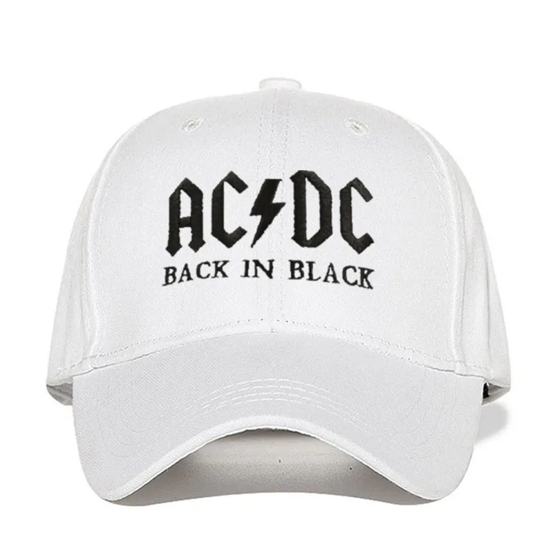 Новинка, бейсболка с полосами AC/DC, кепка в стиле рок, хип-хоп, Мужская бейсболка acdc, Кепка с вышитыми буквами, Повседневная шляпа для диджея, рок, папы, Прямая поставка