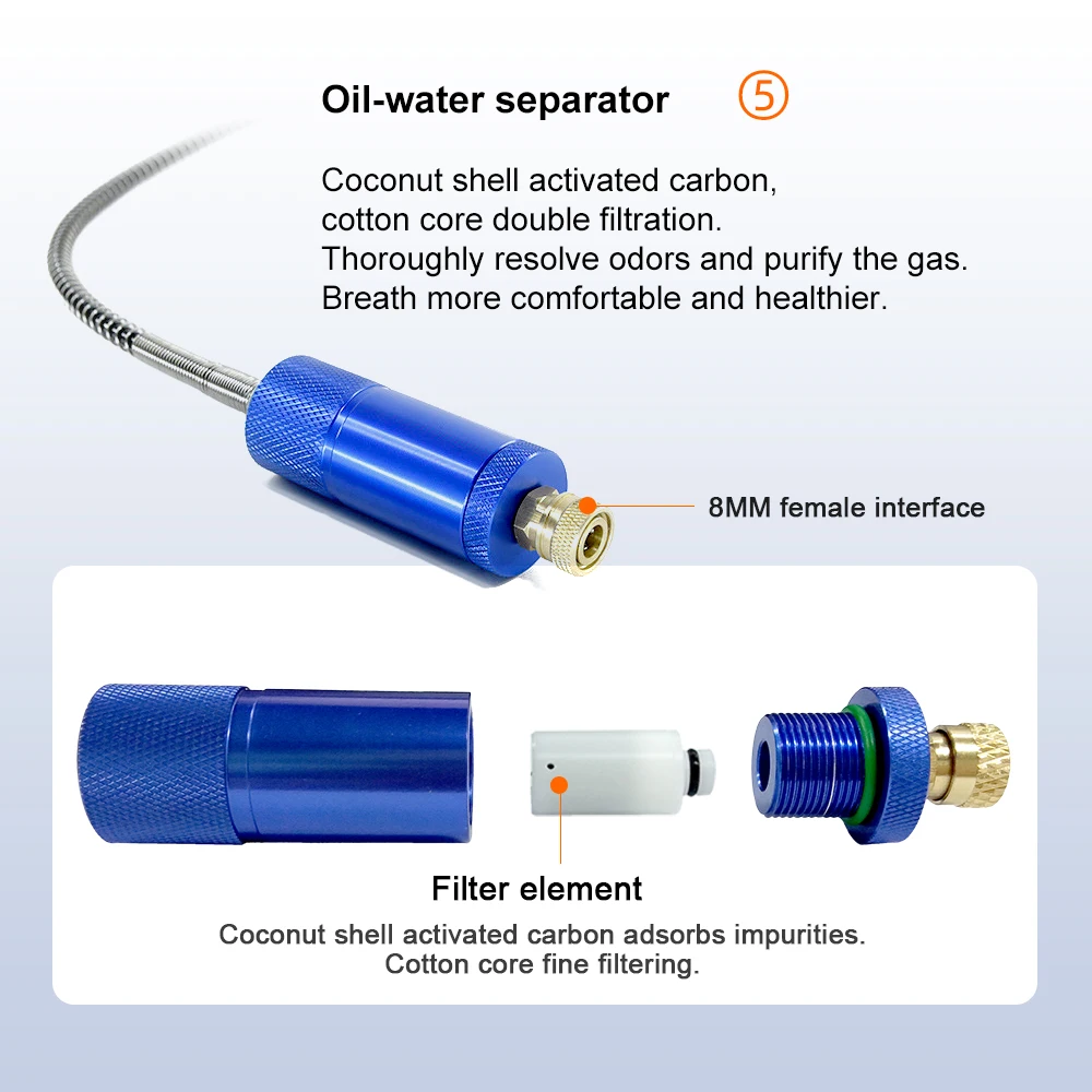 

SMACO New Generation Diving Oxygen Cylinder Inflator High Pressure Hand Pump