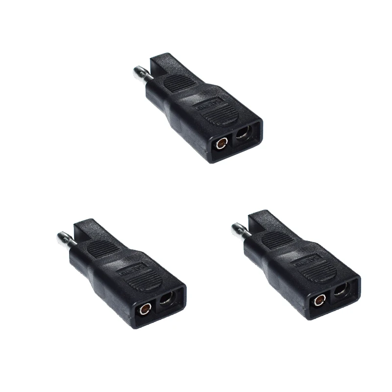 3PCS Sae Polarity Reverse Adapter  SAE to SAE Polarity Reverse Quick Disconnect Cable Plug Adapter for Solar Panel Battery