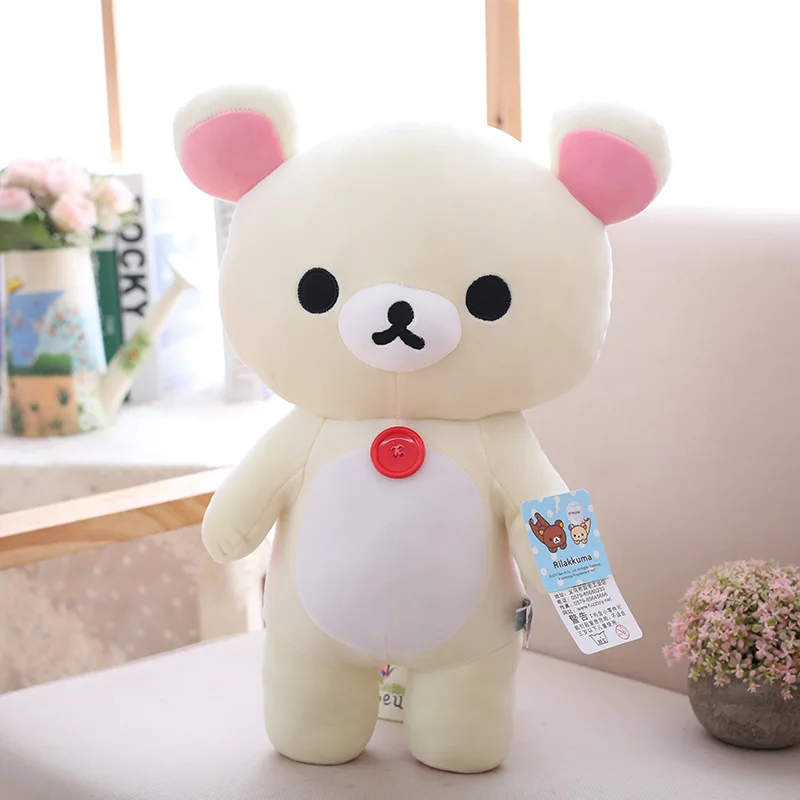 35/60/80 см Kawaii Большой плюшевый мишка японский мягкий, плюшевый Подушка с медвежатами мягкие плюшевое игрушечное животное игрушки в виде медведей начинкой одежда для малышей подарок на год