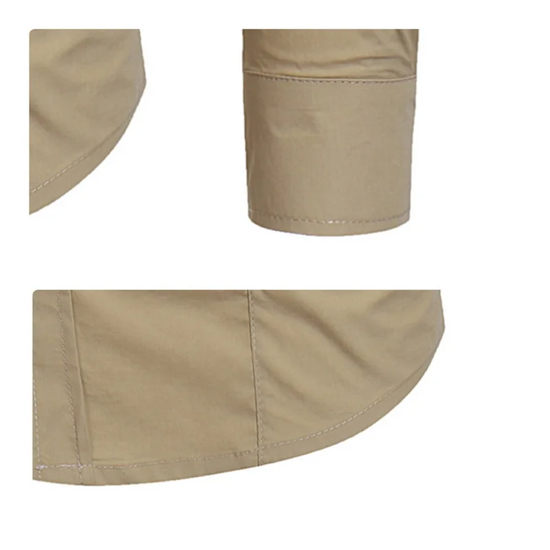 Мужская Однотонная рубашка с длинным рукавом CYSINCOS повседневная облегающая