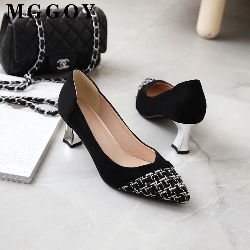 Туфли лодочки женские на квадратном каблуке с острым носком|Женские туфли| |