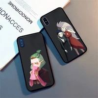 the owl house phone case for iphone 13 12 11 8 7 pro max plus x xs xr mini soft silicone new anime cartoon luz amity lilith art