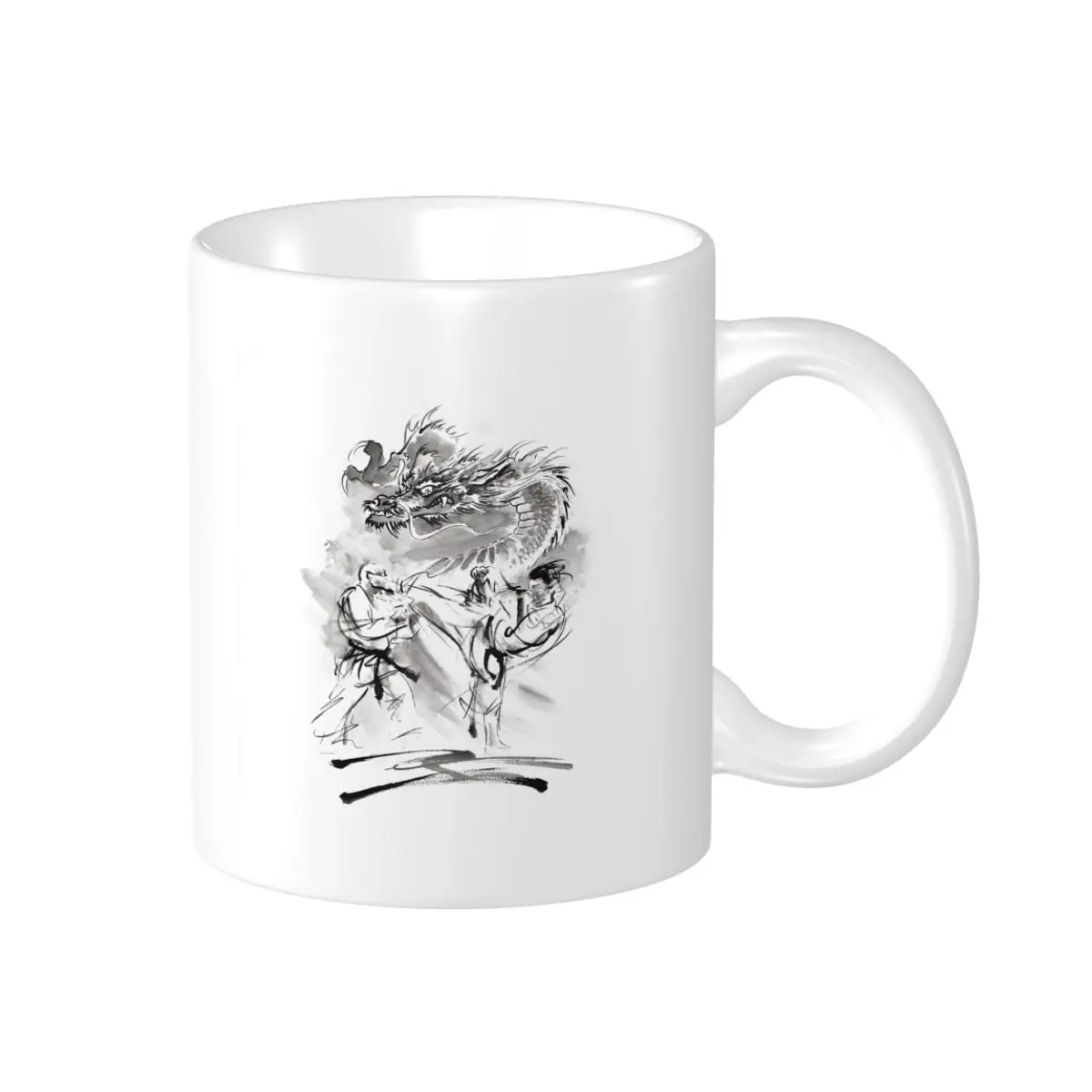 

Promo Karate Kyokushinkai Whit Dragon Poster Poster Mugs Top Quality Cups CUPS Print Graphic R343 multi-function cups