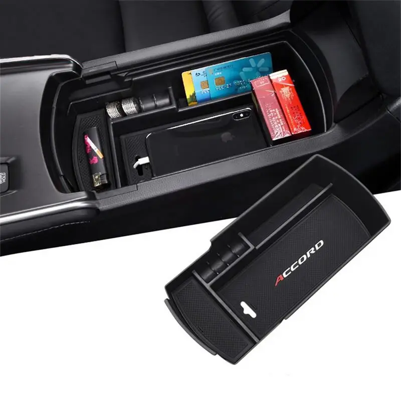 

Armrest Center Console Tray Organizer Secondary Storage Box Divider Compatible with Honda Accord 2018 2019 10th Generation