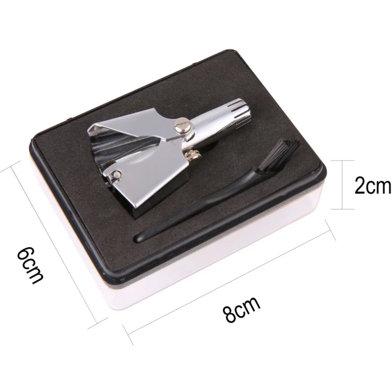 Безопасный ручной триммер из нержавеющей стали для носа волос моющийся