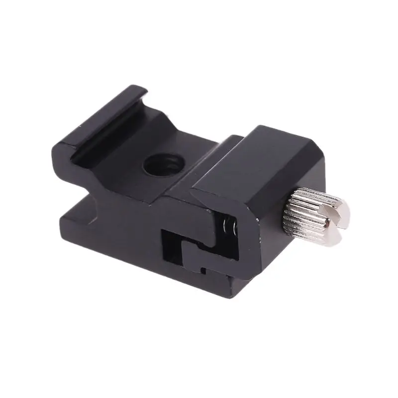 

2021 New New Metal Hot Shoe Photo Flash Stand Adapter with 1/4"-20 Tripod Screw