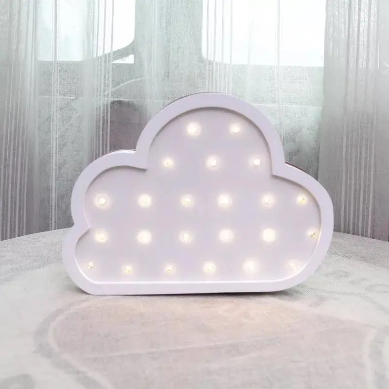 white cloud Скандинавский детский Декор для детской комнаты в форме облака светодиодный Ночной светильник Настенный подвесной светильник скандинавский детский Декор для детской комнаты для девочек - Цвет: white cloud
