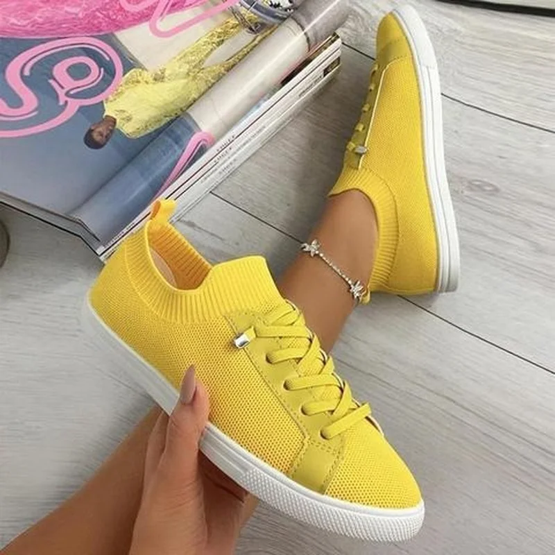 

2021 new Summer Women Shoes Mesh Light Breathable Women Sneakers Flats Casual Female Trainers Walking Shoes Mujer hot