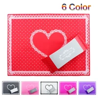 top sale silicone pillow hand holder set nail art salon cushion washable fordable mat pad manicure practice tools lace