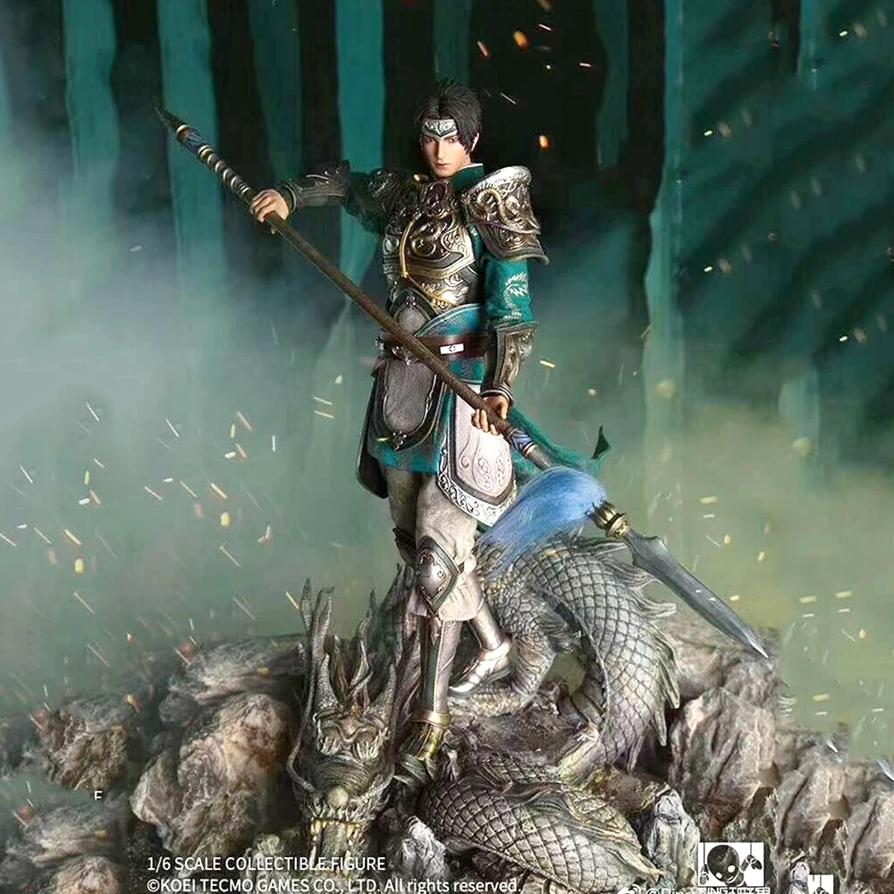 Полный набор коллекционных колец игрушки Горячая игра Koei 1/6 масштаб династии воинов 1" фигурка Чжао Юн куклы игрушки