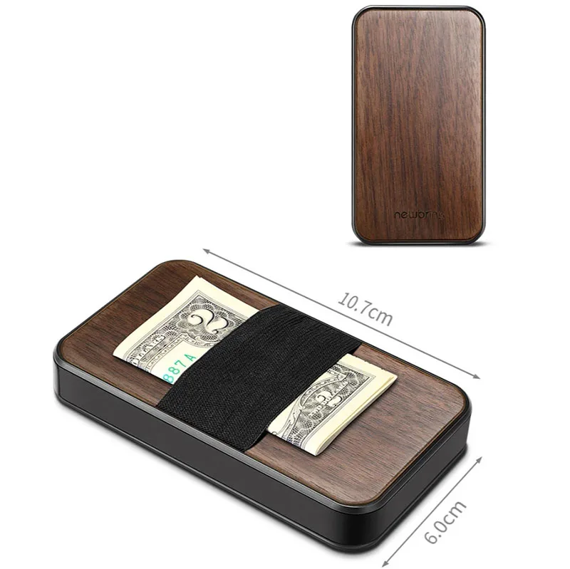 bank credit card holder mens pocket anti rfid blocking card cover creative metal carbon fiber card wallet men and women free global shipping