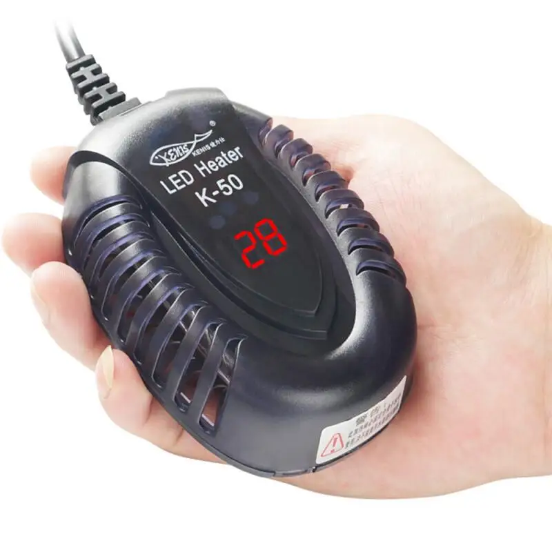 Aquarium Digital Temperature Controller Submersible Fish Tank Automatic Water Heater Turtle Constant Heating | Дом и сад