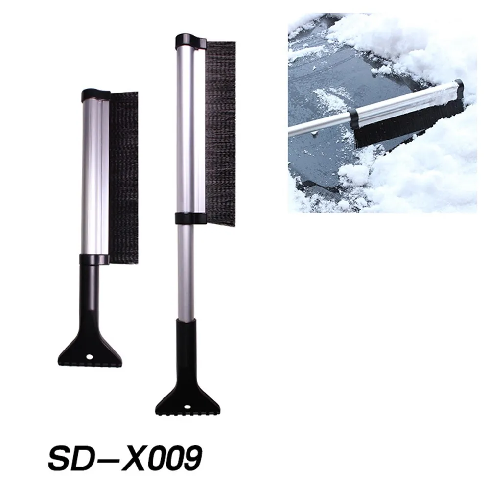 

42.2×8.5×3cm Car Ice Scraper Snow Shovel Extendable Snow Removal Brush Car Cleaning Brush Car Wash Maintenance Ice Scraper(
