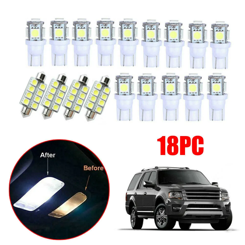 18pcs LED Bulb Package Kit Accessories For 2003-2014 Ford Expedition White New | Автомобили и мотоциклы