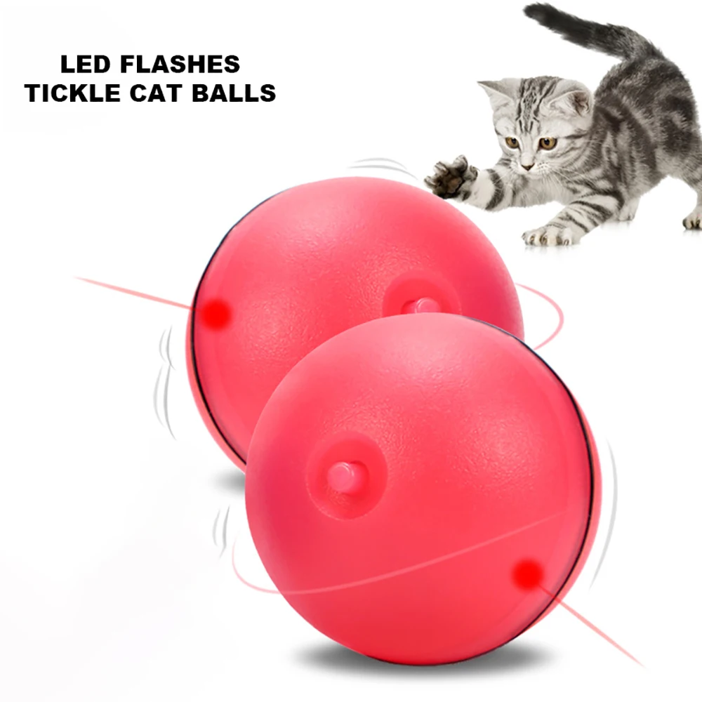 Новая автоматическая забавная игрушка для кошек автоматический скрученный шар