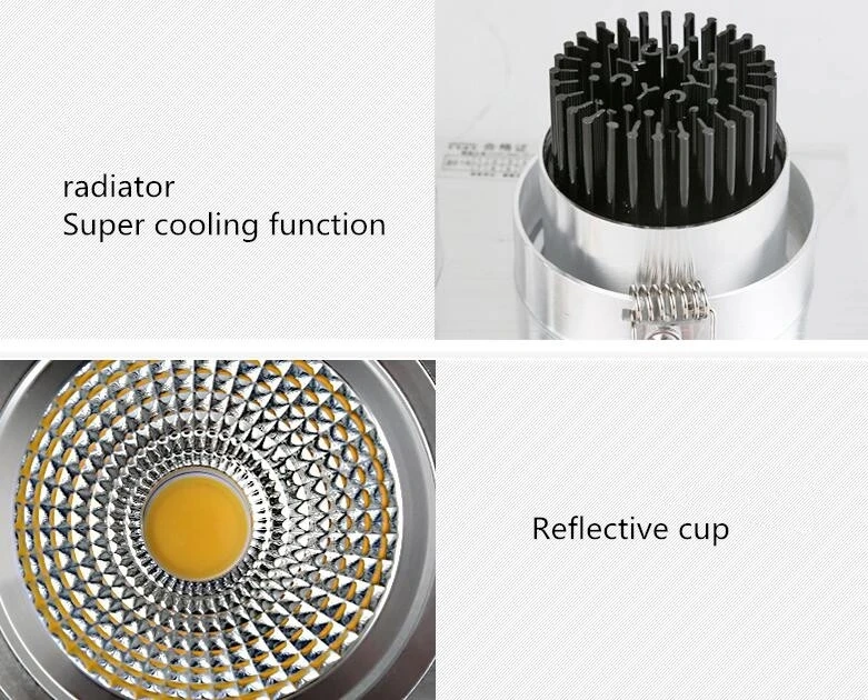 

LED Downlight Ceiling Lamp Square Cob Dimmable 7W 9W 12W 14W 18W 24W 36W Recessed Spot Light