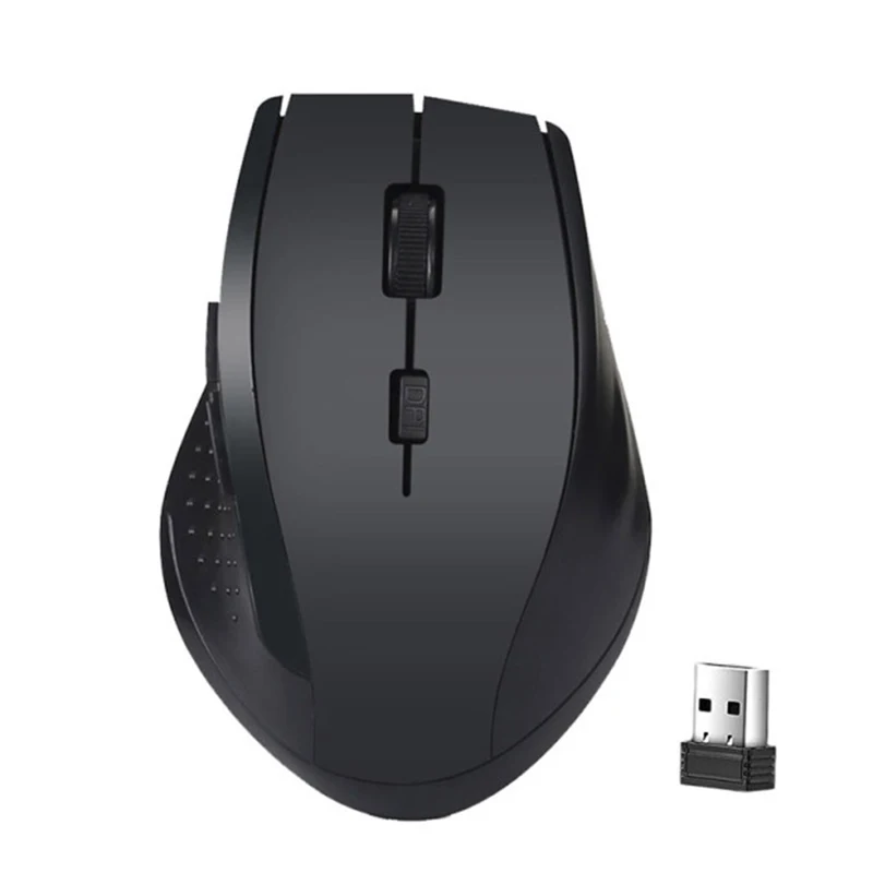 

For 2.4GHz Wireless Optical Mouse for PC Gaming Laptops Game 6 Keys Wireless Mice with USB Receiver Drop Shipping Computer Mouse