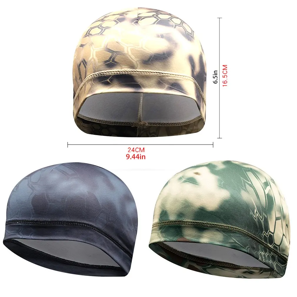 

Cycling Cap Windproof Sports Cap Outdoor Sports Soft Cap Camouflage Hood Cap Bicycle Motorcycle Liner Cap