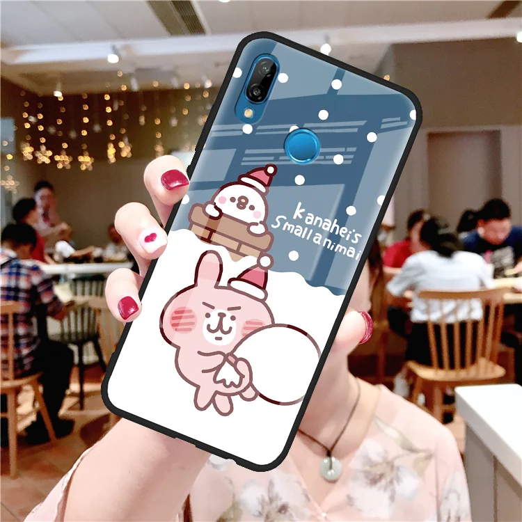 sdlbdkan Чехол Merry Christmas Tree из закаленного стекла для huawei P10 P30 Nova 5 4 3 3i P Smart P20 P9 Plus mate 30 20 10 Pro Lite 20X X - Цвет: sdlbdkan