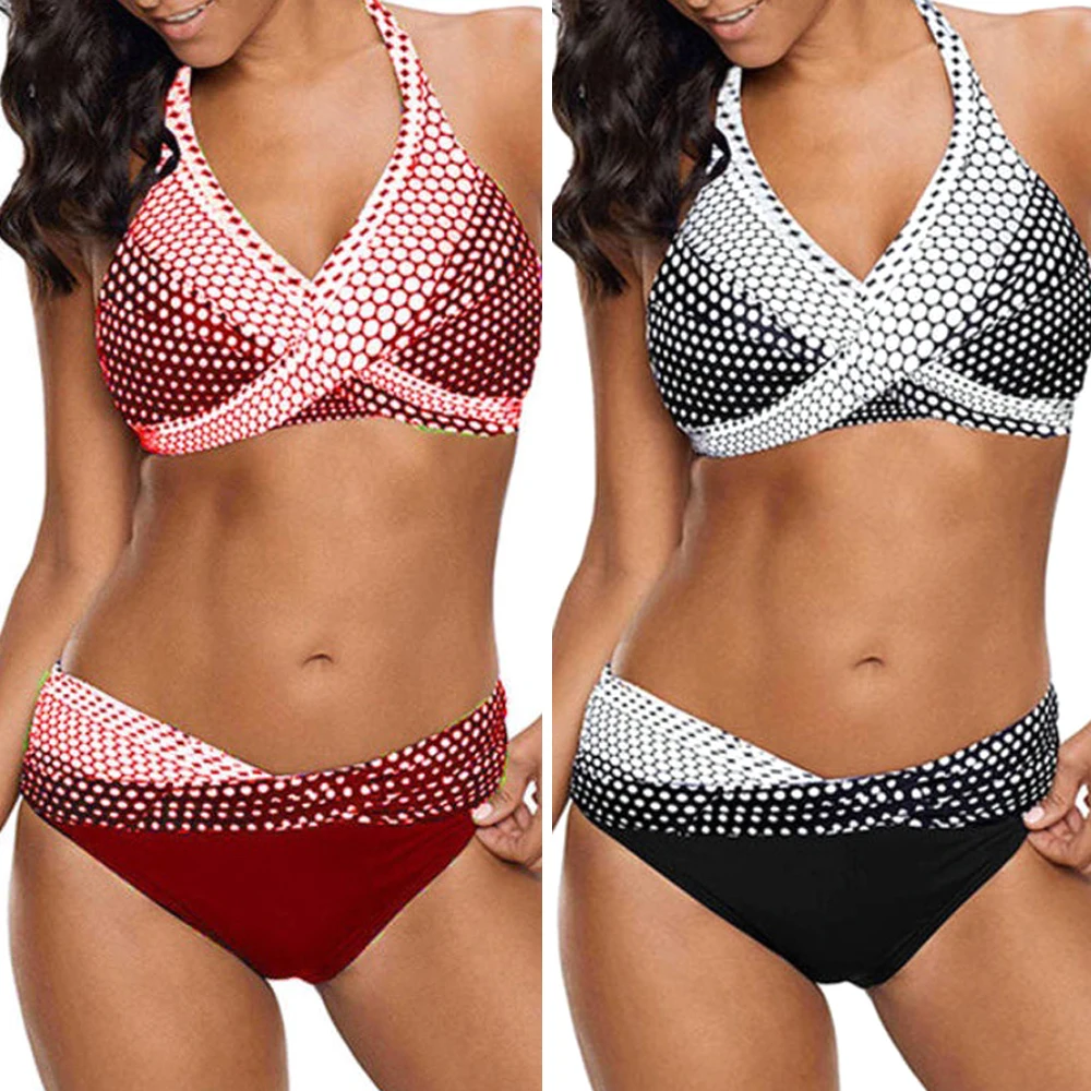 

Women Push-Up Bra Padded Bikini Set Strappy Bathing Suit Swimsuit Swim Beachwear Bathing Suit Beach Wear Biquini Summer Casual