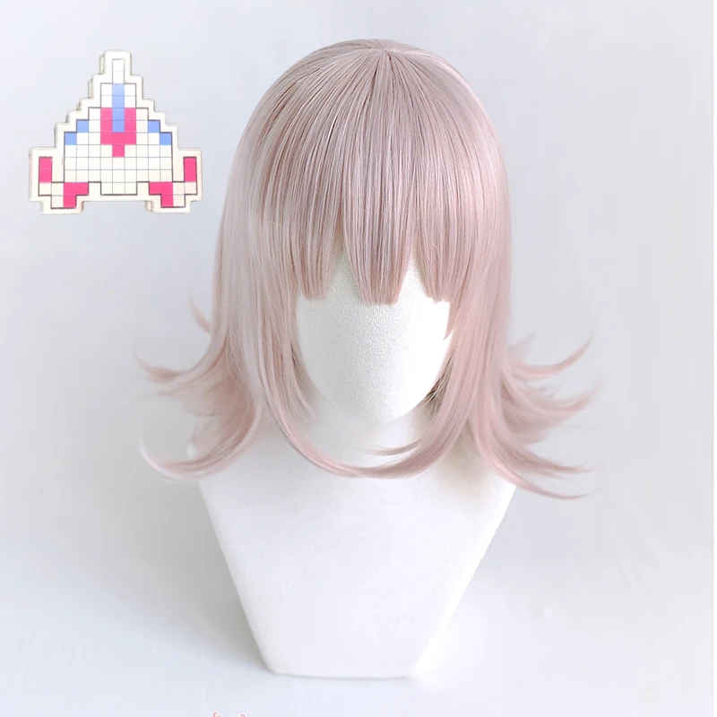 Парик для косплея Super DanganRonpa Dangan Ronpa Chiaki Nanami термостойкий синтетический с