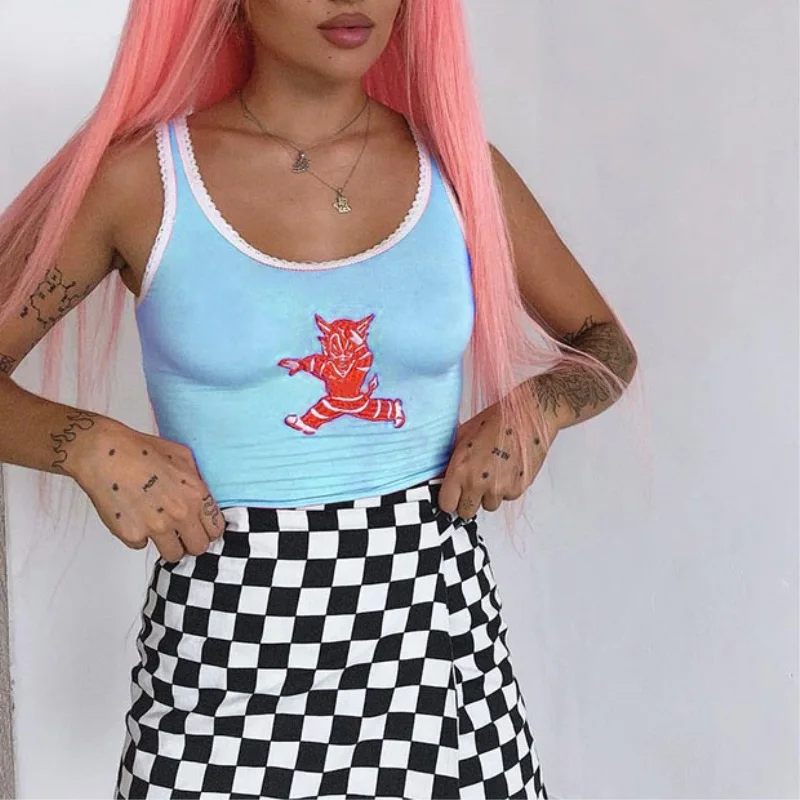 2019 летние женские топы без рукавов с круглым вырезом сексуальные кружевные