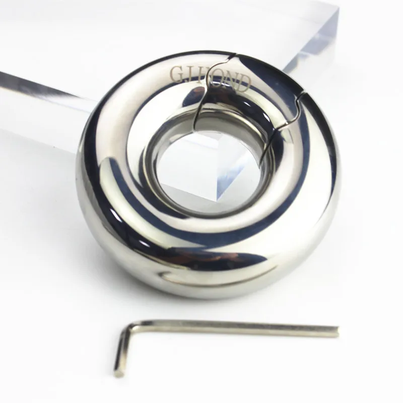 Мужской обруч из нержавеющей стали с подвеской в мошонку фиксацией винта кольцо