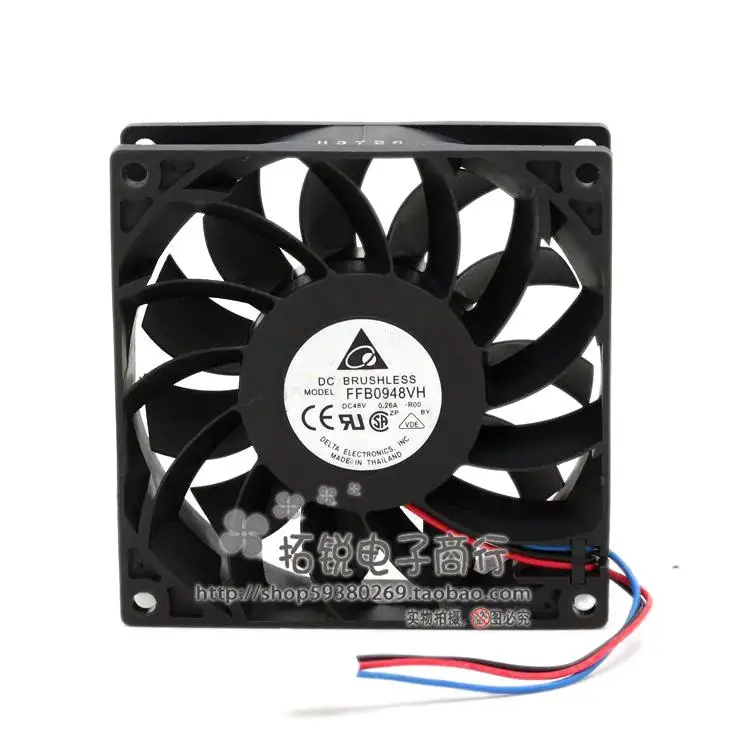 Вентилятор Delta Ffb0948vh 9225 48 в а ШИМ с максимальной скоростью потока воздуха