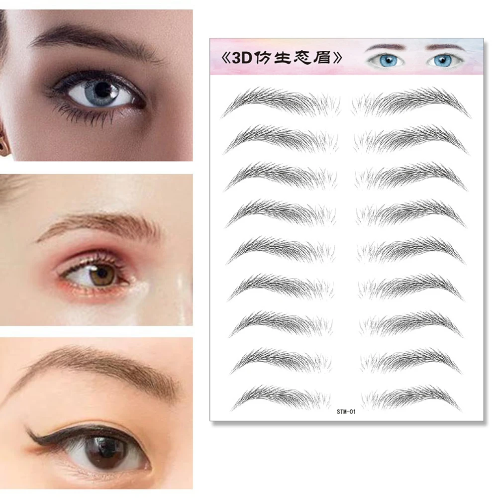 3D волос Аутентичные брови 4D имитация экологического бровей микро лезвия для тату