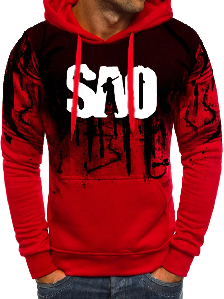 

2021 SAO Sword Art Online Winter Autumn Gradient Hoodies Men Anime COS Clothing Sweatshirt Mens Hoodies harajuku Streetwear
