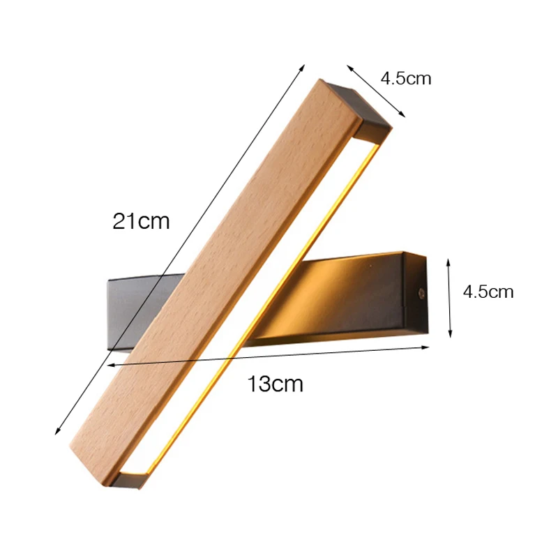 

Nordic Modern LED Wall Lights for Home Revolve Wall Lamp Bedroom Bedside Lamp Stair Aisle Living Room Wall Decor Vanity Lights