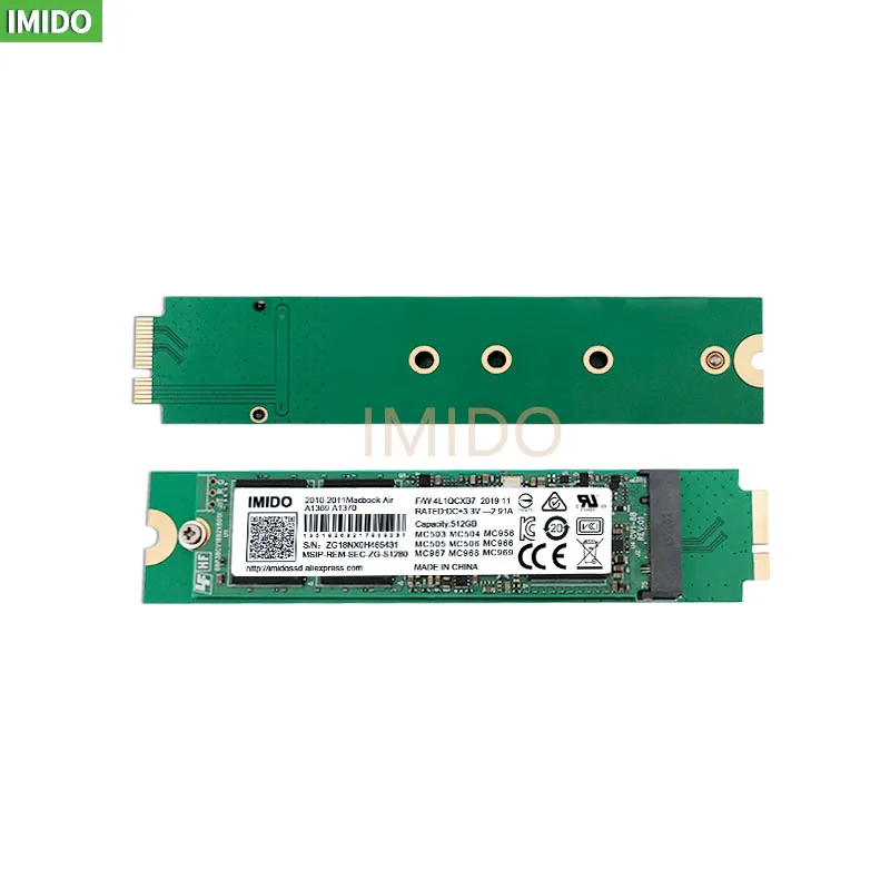Новый Macbook Air A1369 A1370 на 2010 -2011 год 64 ГБ 128 256 512 1 ТБ стандартный SSD MC503 MC504 MC505 MC 506 MC965 MC966